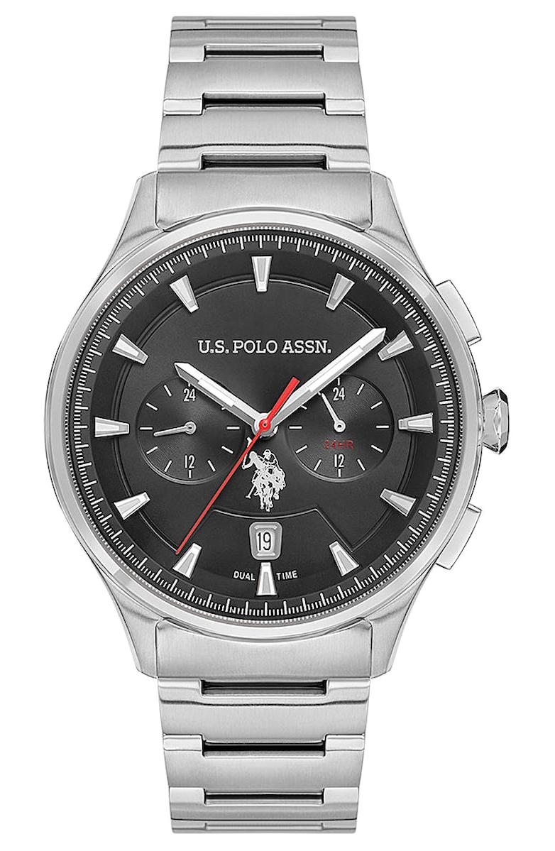 U.S. Polo Assn USPA1080-03 Takvimli 44 mm Çelik Kordon Analog Erkek Kol Saati