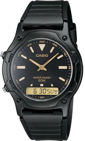 Casio AW-49HE-1AVDF Takvimli 39 mm Siyah Plastik Kordon Analog Erkek Kol Saati