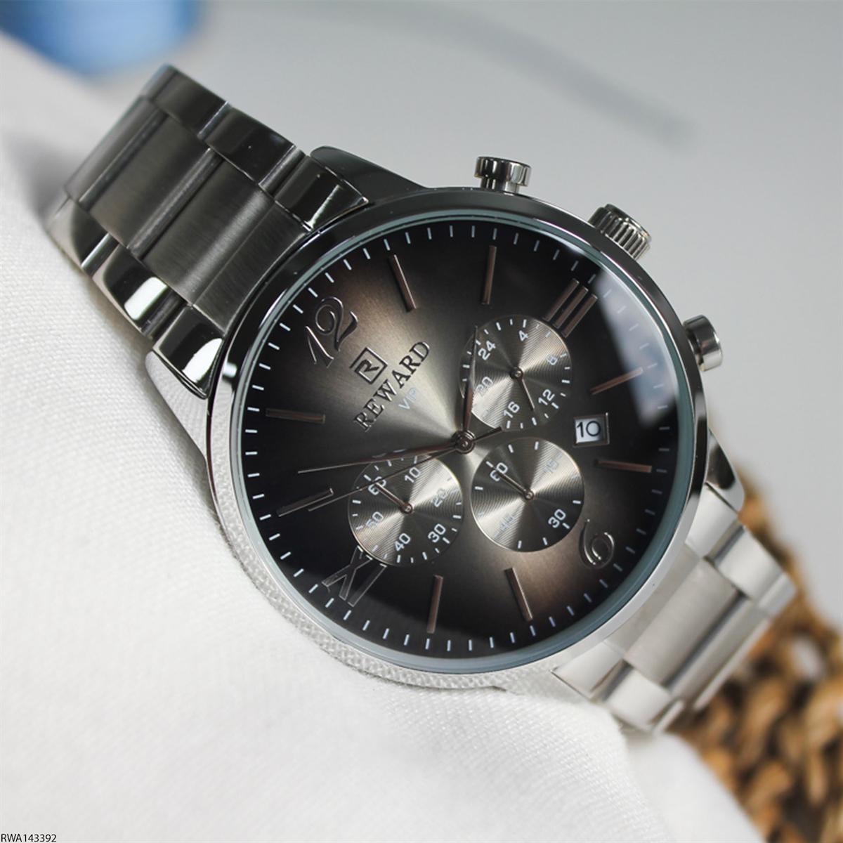 Reward RWA143392 Takvimli 45 mm Çelik Kordon Analog Erkek Kol Saati