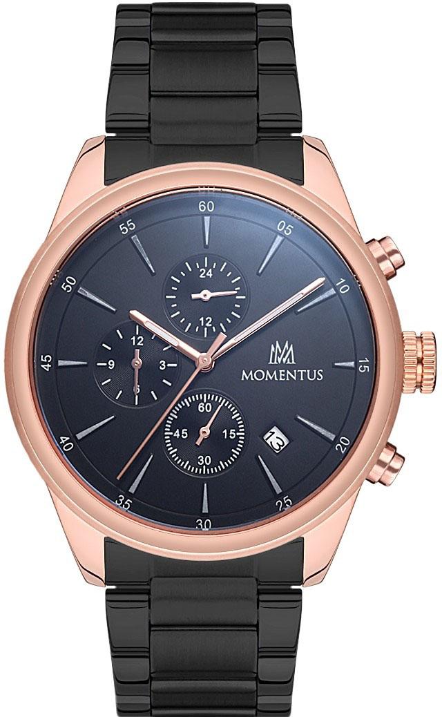 Momentus CC272R-04SR Takvimli 44 mm Çelik Kordon Analog Erkek Kol Saati
