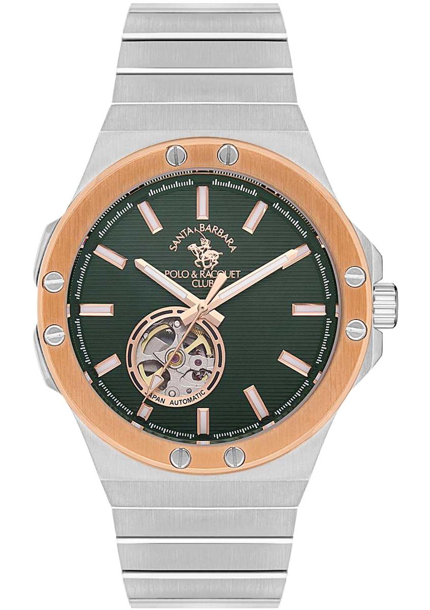 Santa Barbara Polo & Racquet Club SB.1.10501.4 Takvimli 42 mm Çelik Kordon Analog Erkek Kol Saati