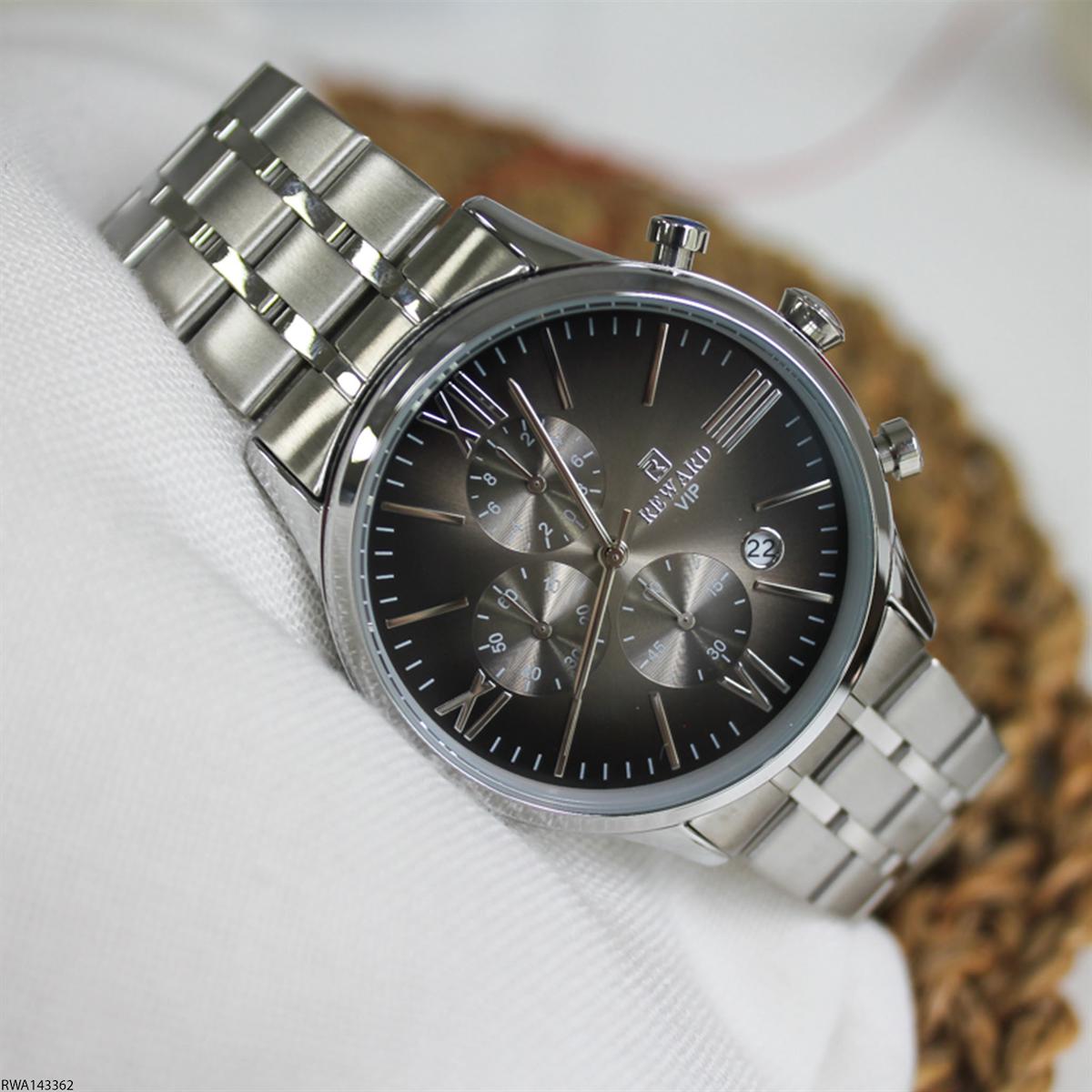 Reward RWA143362 Takvimli 43 mm Çelik Kordon Analog Erkek Kol Saati
