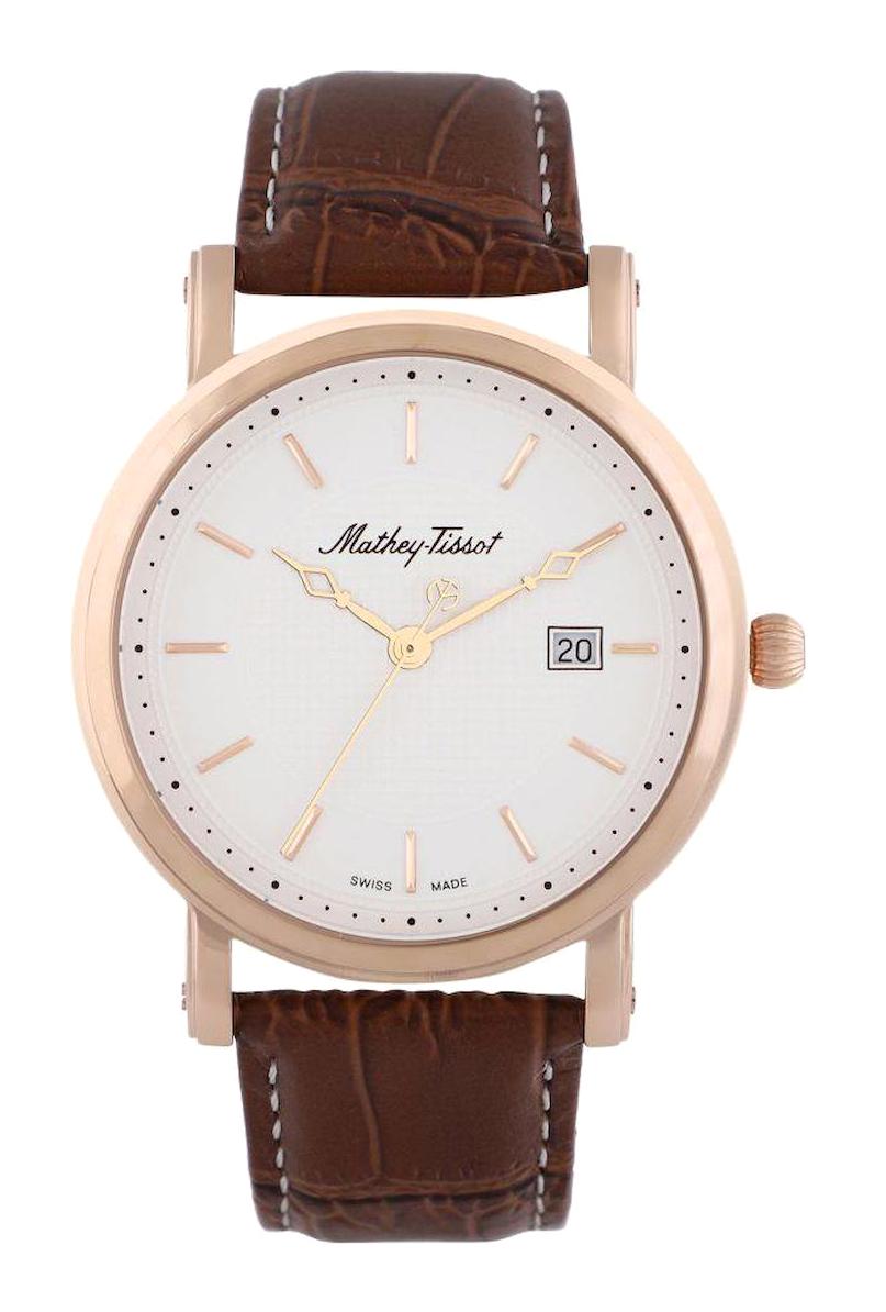 Tissot HB611251PI Takvimli 44 mm Kahverengi Deri Kordon Analog Erkek Kol Saati