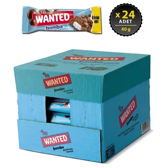 Eti Wanted Hindistan Cevizli Çikolata 40 gr 24 Adet