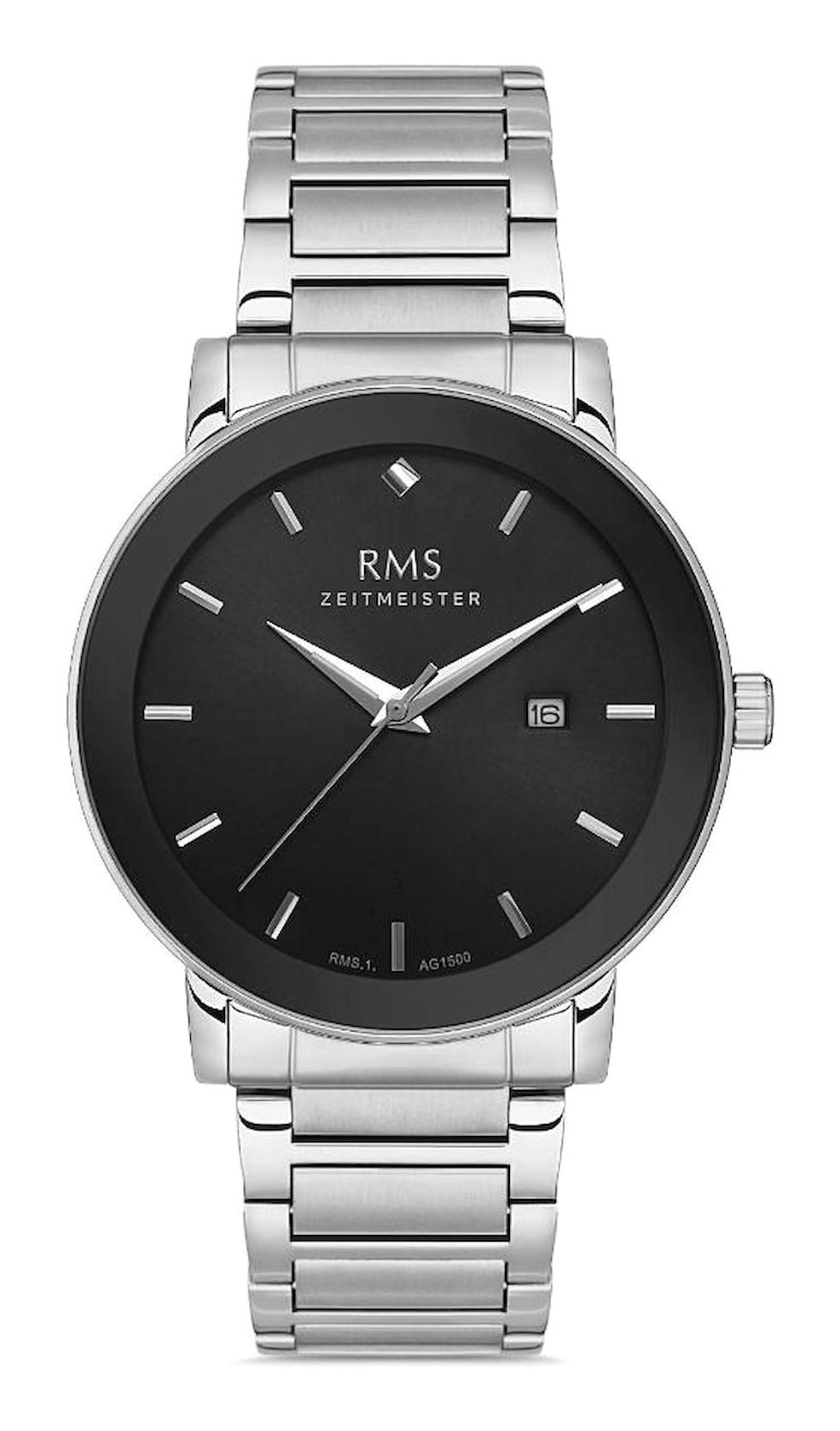 Romanson RMS.1.AG1500.01 Takvimli 43 mm Çelik Kordon Analog Erkek Kol Saati