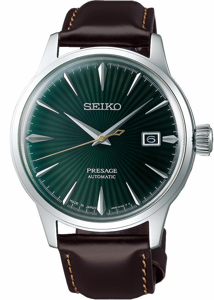 Seiko SRPD37J Takvimli 41 mm Kahverengi Deri Kordon Analog Erkek Kol Saati
