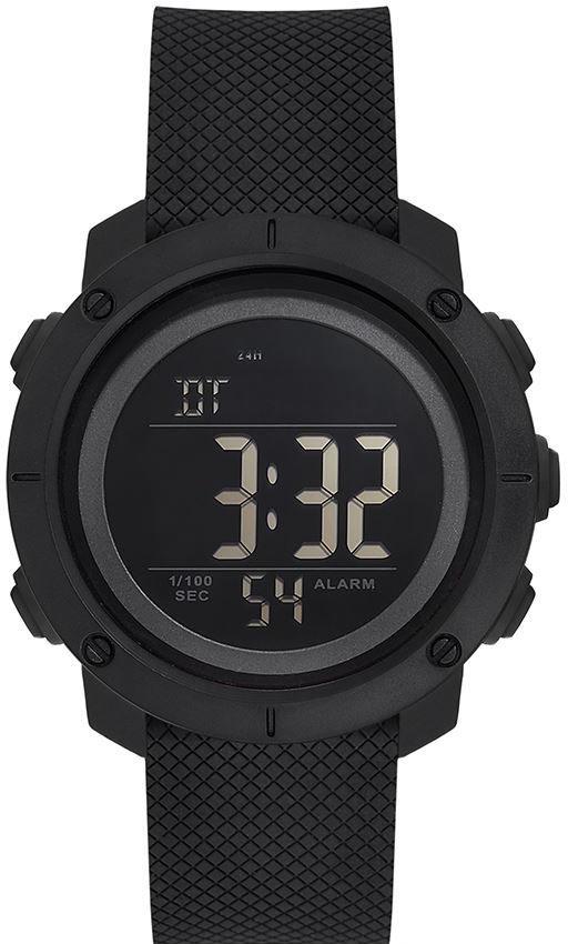Carrera CRR-M14SK34-DI01 Takvimli 46 mm Siyah Silikon Kordon Dijital Kol Saati
