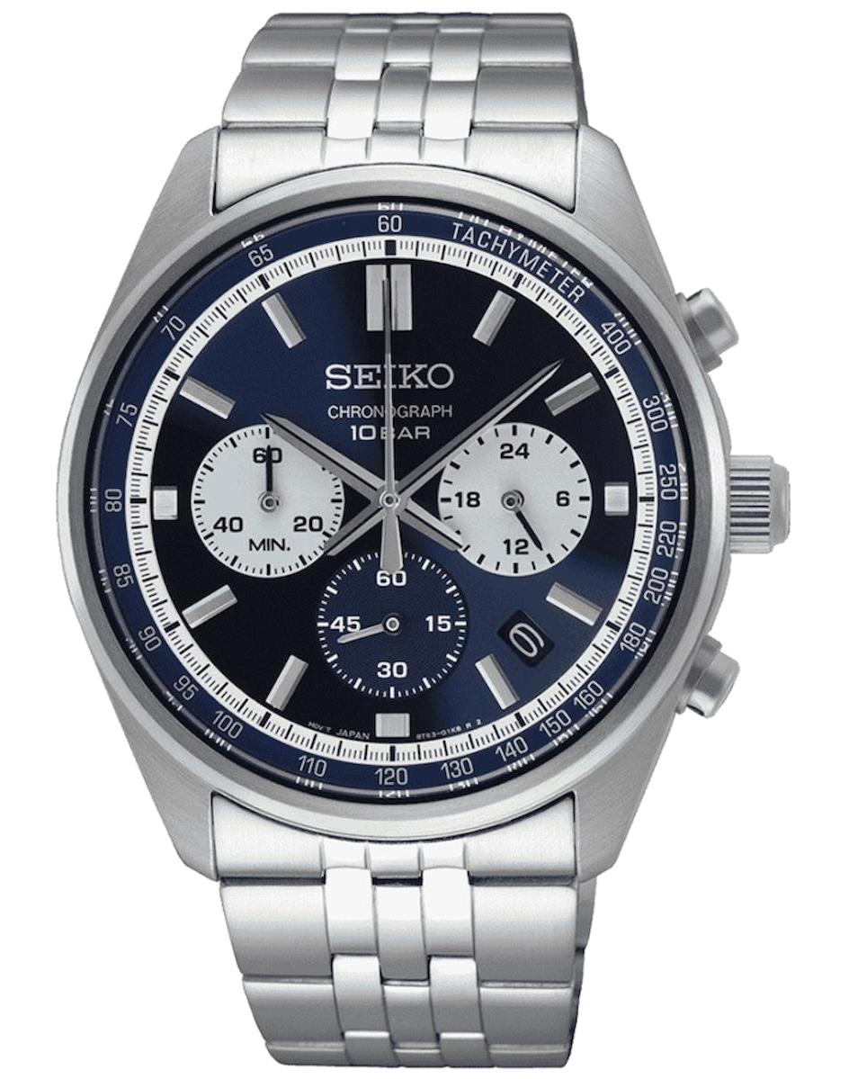 Seiko SSB427P Takvimli 41 mm Çelik Kordon Analog Erkek Kol Saati