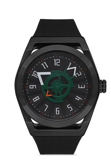 Navimarine NM096-08 44 mm Siyah Çelik Kordon Analog Kol Saati
