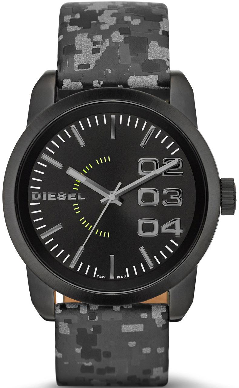 Diesel DZ1664 Takvimli 42 mm Çok Renkli Deri Kordon Analog Kol Saati