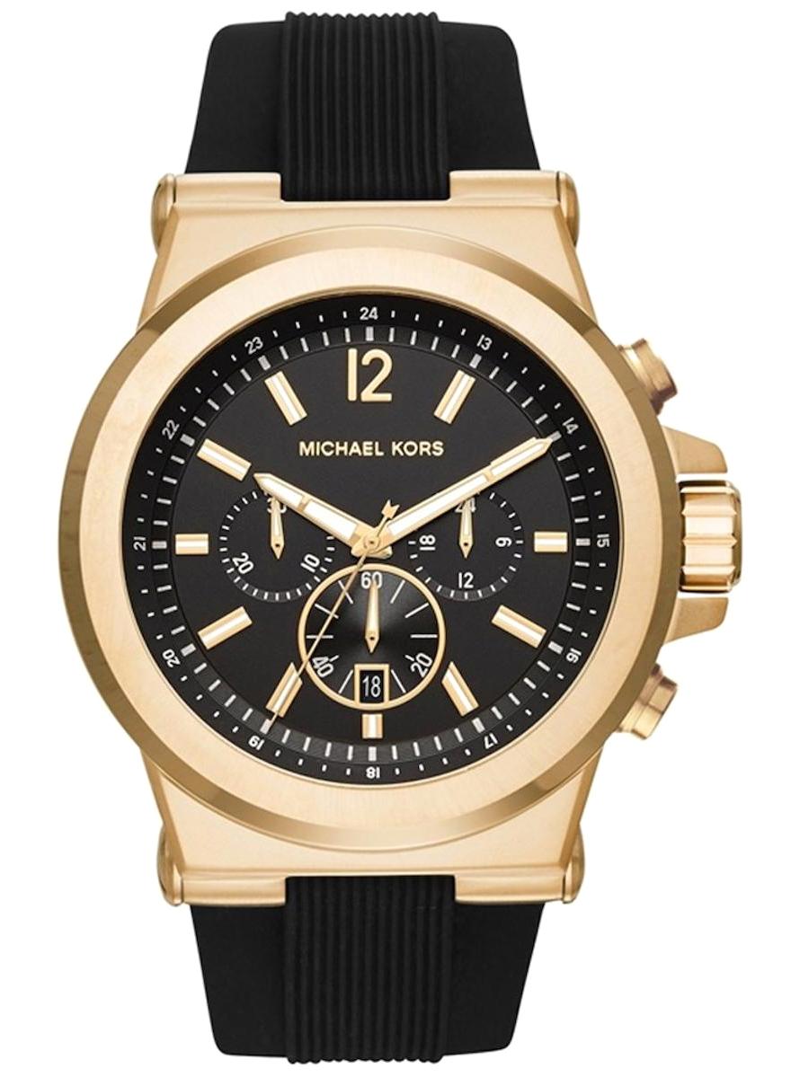 Michael Kors MK8445 Takvimli 44 mm Siyah Çelik Kordon Analog Kol Saati