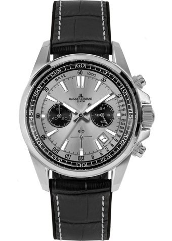 Jacques Lemans LİVERPOOL 1-2117Q Pusulalı Takvimli 44 mm Siyah Çelik Kordon Analog Erkek Kol Saati