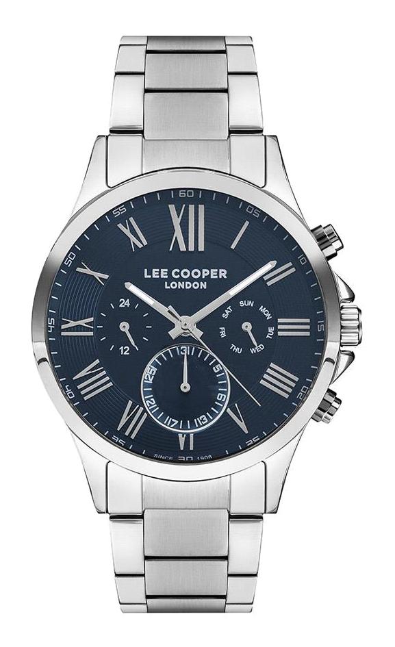 Lee Cooper LC06890.390 Takvimli 44 mm Çelik Kordon Analog Erkek Kol Saati