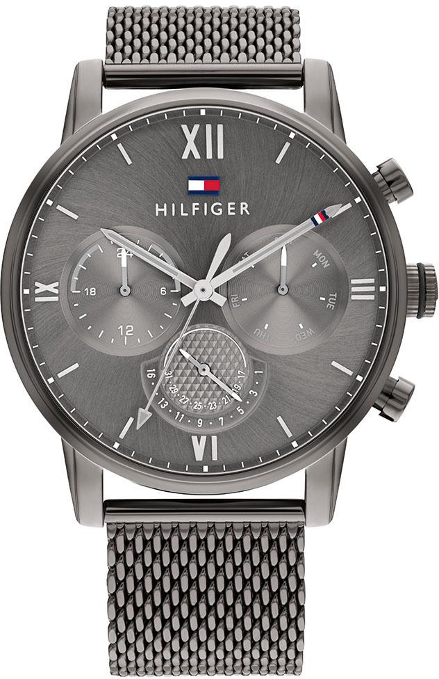 Tommy Hilfiger TH1791882 Takvimli 44 mm Antrasit Çelik Kordon Analog Erkek Kol Saati
