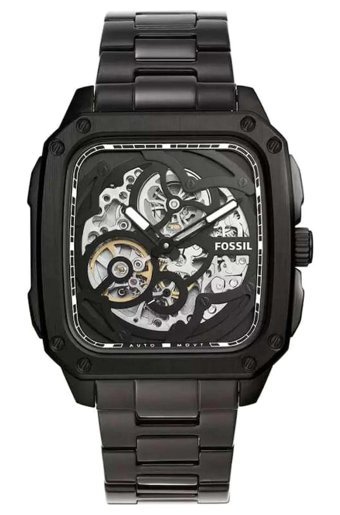 Fossil BQ2574 42 mm Siyah Çelik Kordon Analog Erkek Kol Saati