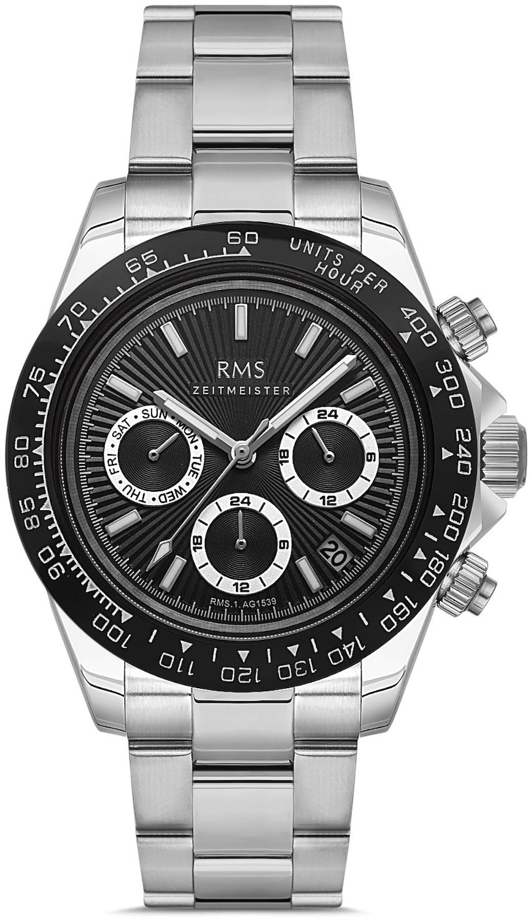 Romanson RMS.1.AG1539.02 Takvimli 41 mm Çelik Kordon Analog Kol Saati