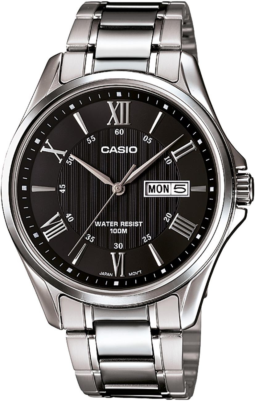 Casio MTP-1384D-1A Takvimli 41 mm Çelik Kordon Analog Kol Saati
