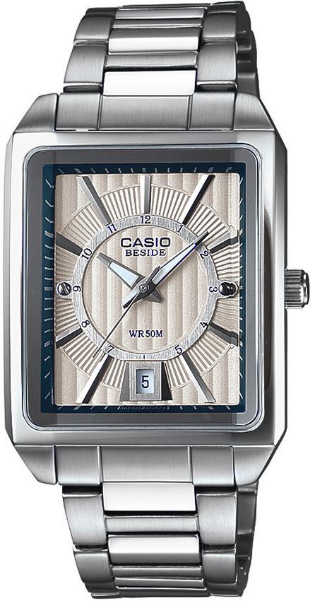 Casio BEM-120D-7A Takvimli 31.5 mm Çelik Kordon Analog Kol Saati