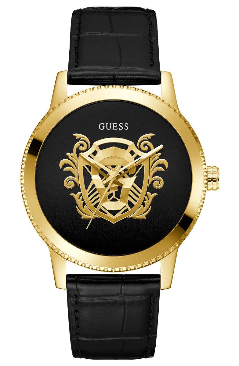 Guess GUGW0566G1 Siyah Deri Kordon Analog Erkek Kol Saati
