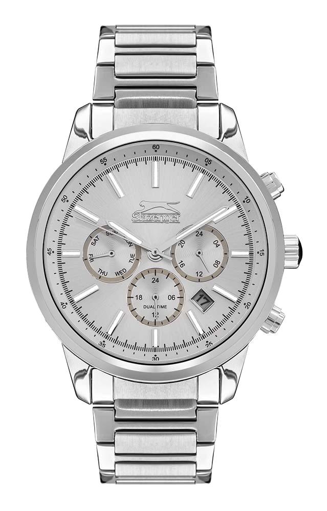 Slazenger SL.09.2026.2.06 Takvimli 45 mm Çelik Kordon Analog Erkek Kol Saati