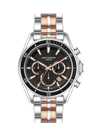 Lee Cooper LC07703.550 Takvimli 45 mm Çelik Kordon Analog Erkek Kol Saati