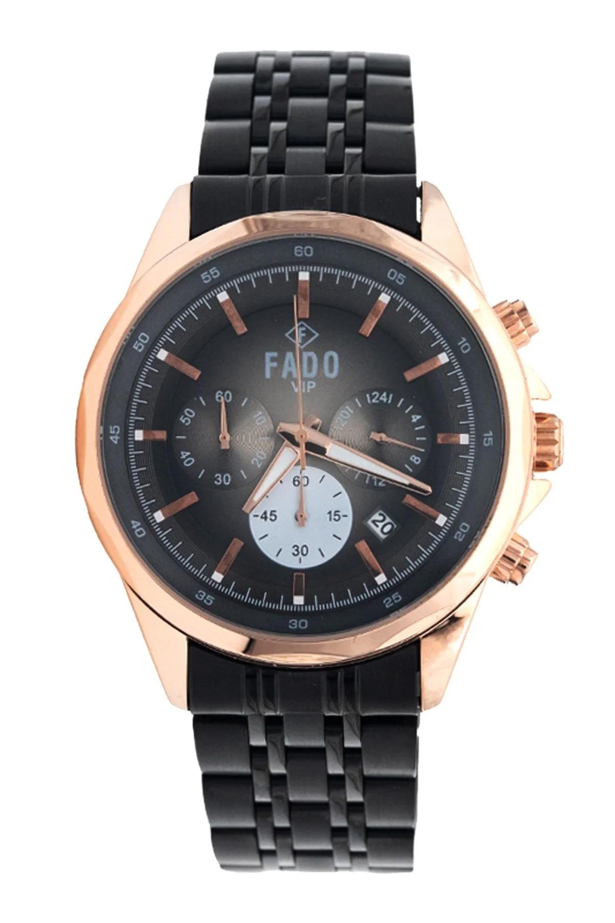 Q&Q RH 0058 Takvimli Siyah Kordon Analog Kol Saati