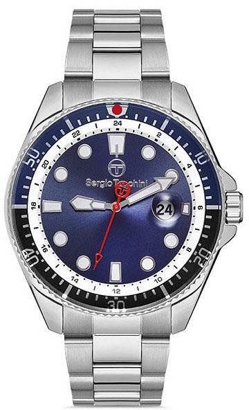Sergio Tacchini ST.1.10175.2 Takvimli 45 mm Çelik Kordon Analog Kol Saati