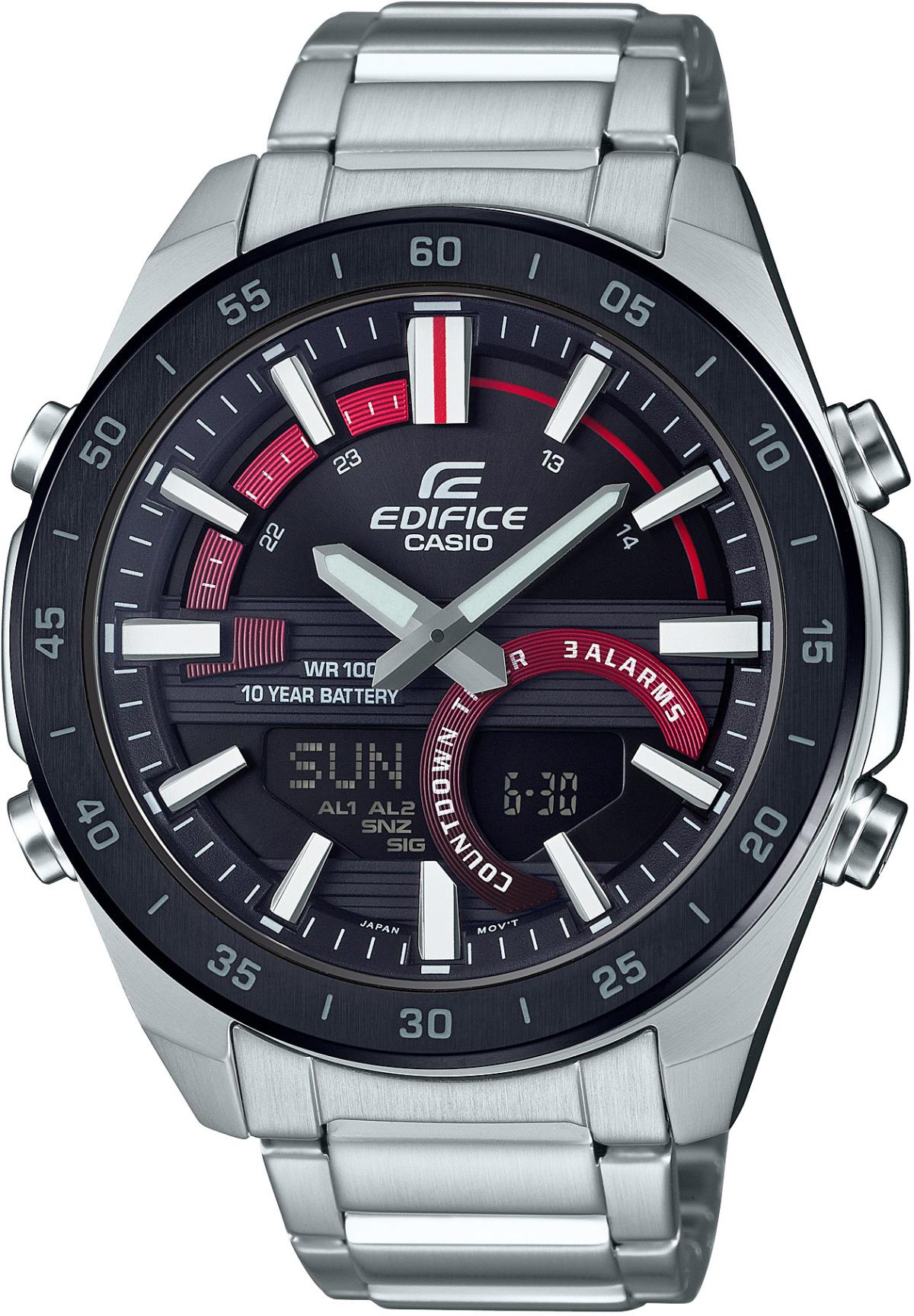 Casio ERA-120DB-1AVDF Takvimli 47 mm Çelik Kordon Analog Erkek Kol Saati