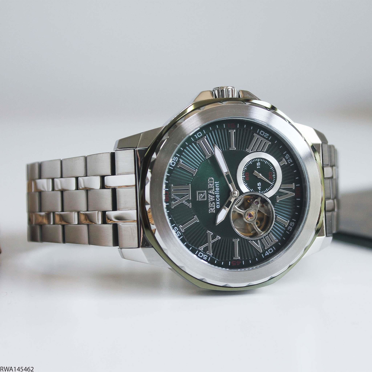 Reward RWA145462 44 mm Çelik Kordon Analog Erkek Kol Saati