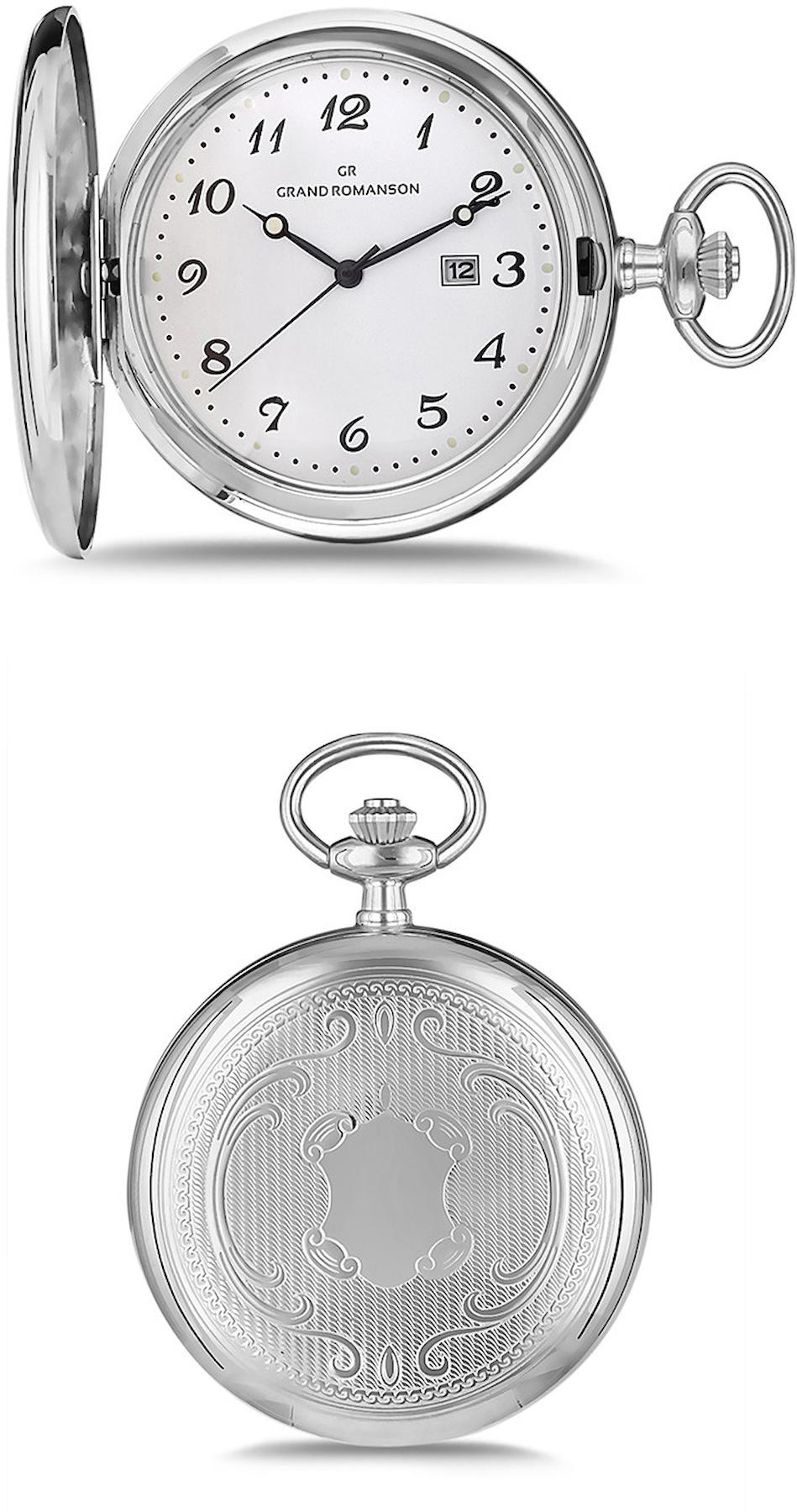 Romanson TG0041.WA2 Takvimli 46 mm Çelik Kordon Analog Kol Saati