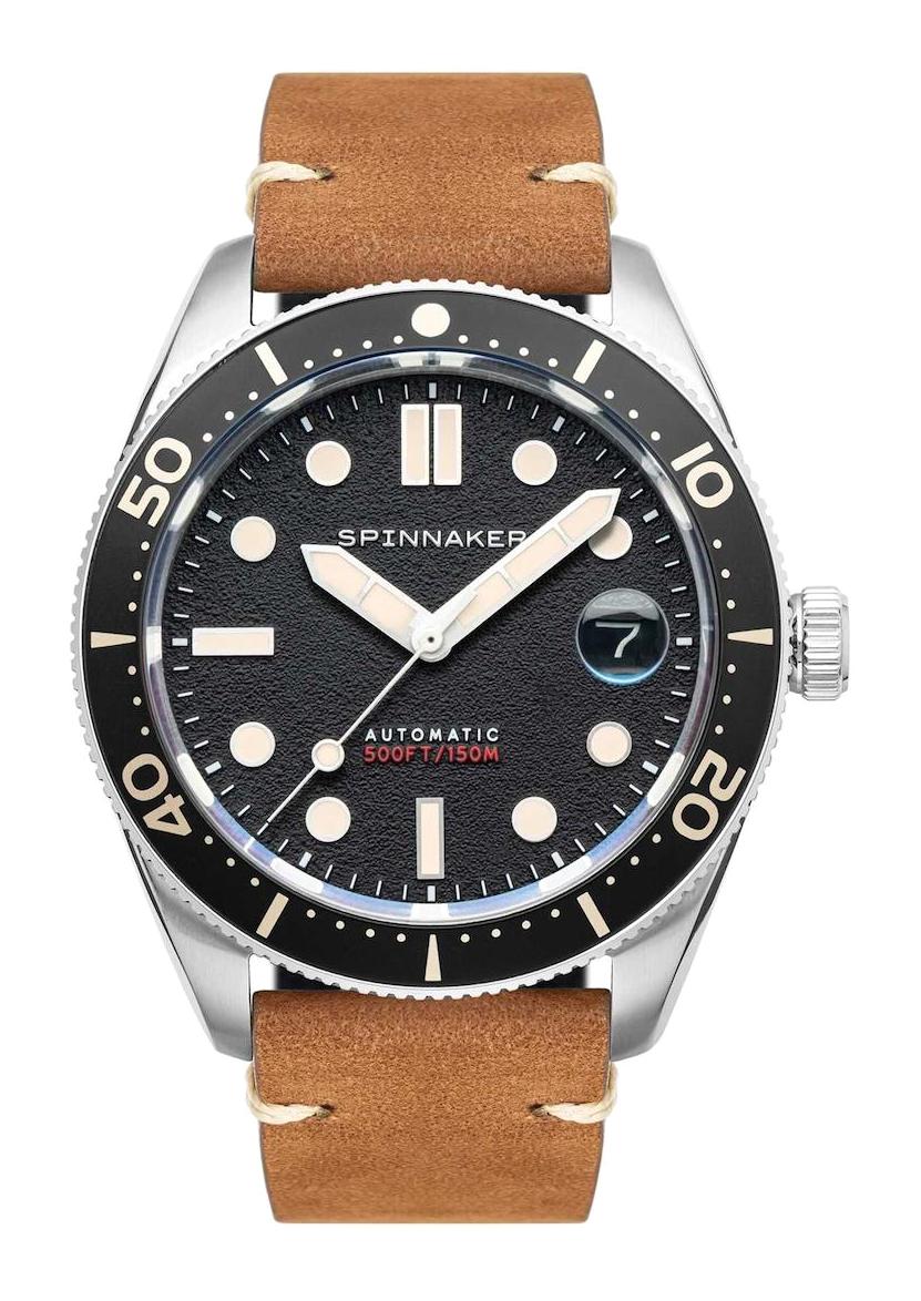Spinnaker SP-5100-01 Takvimli 44 mm Kahverengi Deri Kordon Analog Erkek Kol Saati