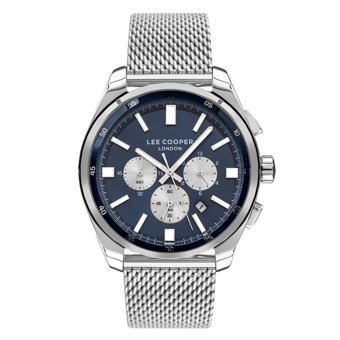 Lee Cooper LC07656.390 Takvimli Metal Kordon Analog Erkek Kol Saati
