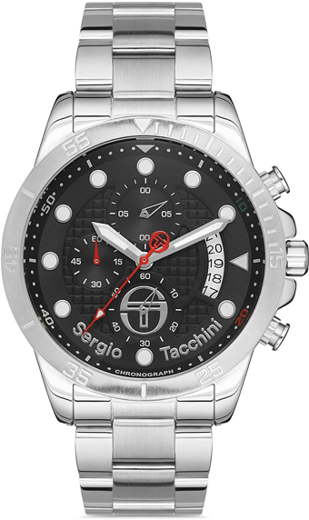 Sergio Tacchini ST.1.10202.1 Takvimli 42 mm Çelik Kordon Analog Kol Saati