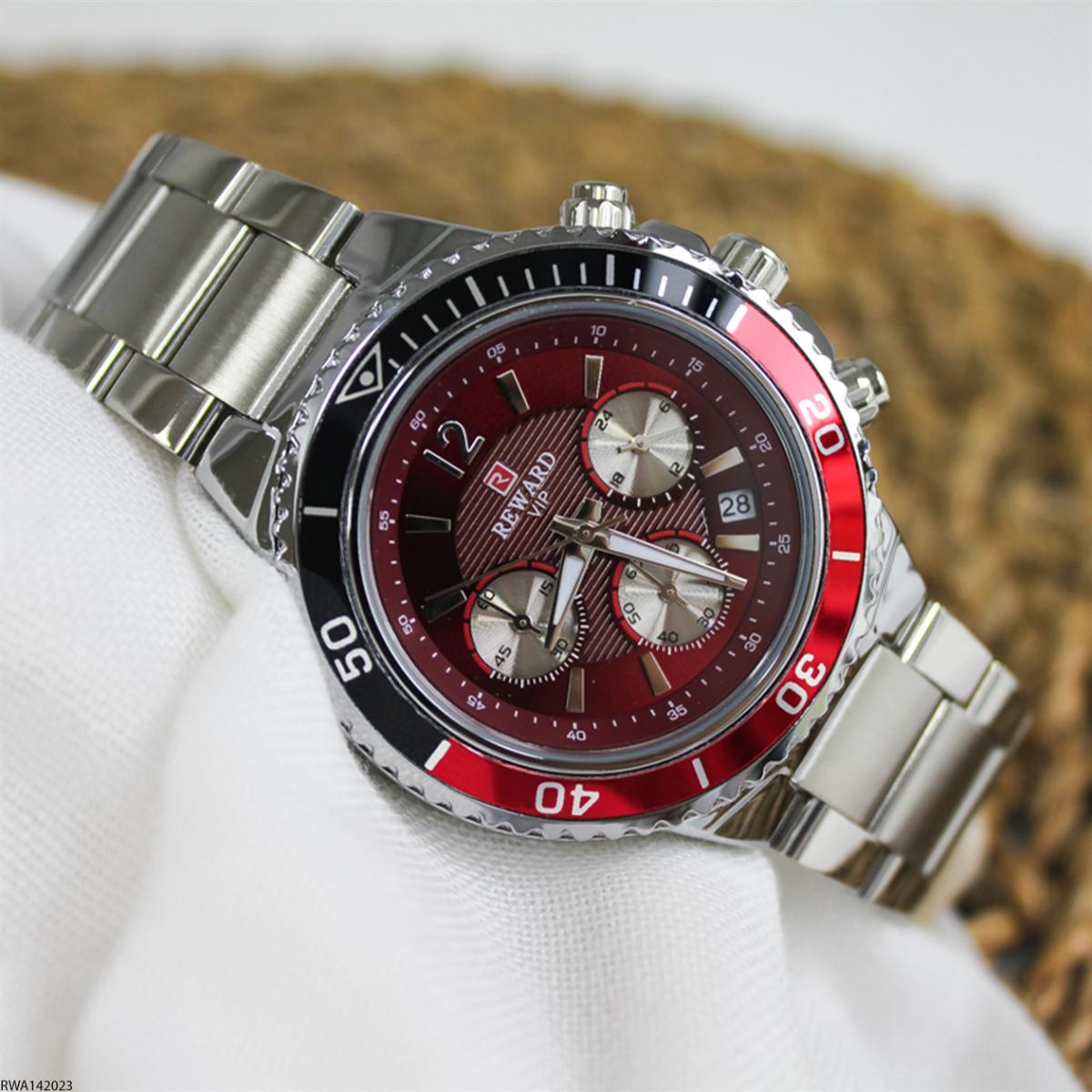 Reward RWA142023 Takvimli 44 mm Metal Kordon Analog Erkek Kol Saati