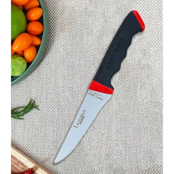 Lazbisa Soft Grip 5 Parça Mutfak Bıçak Seti Et Ekmek Sebze Meyve Bıçak ( No: 0-1-2-Y-S ) ( Abs Kaymaz Sap )