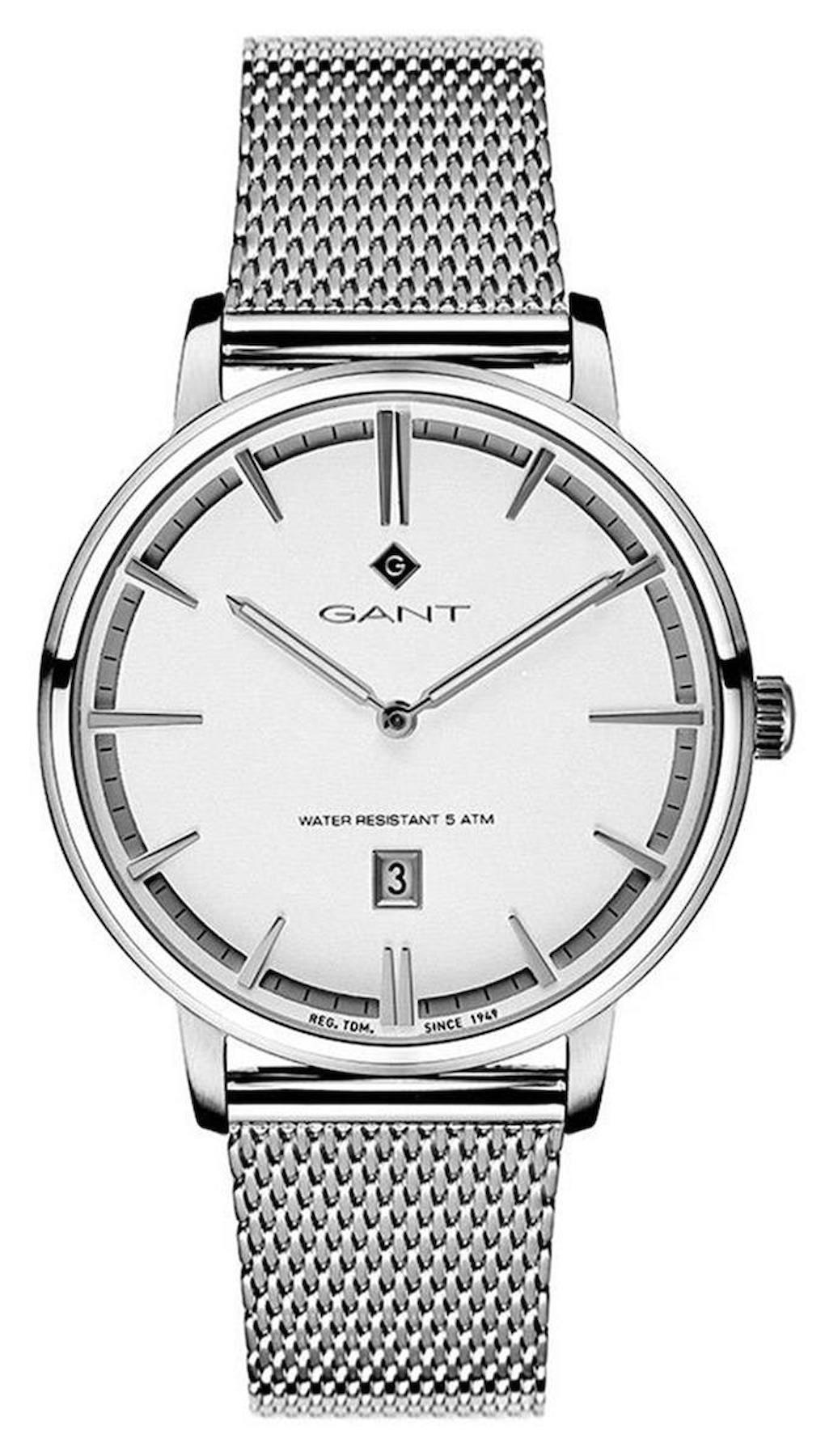 Gant G109004 Takvimli 41 mm Çelik Kordon Analog Erkek Kol Saati