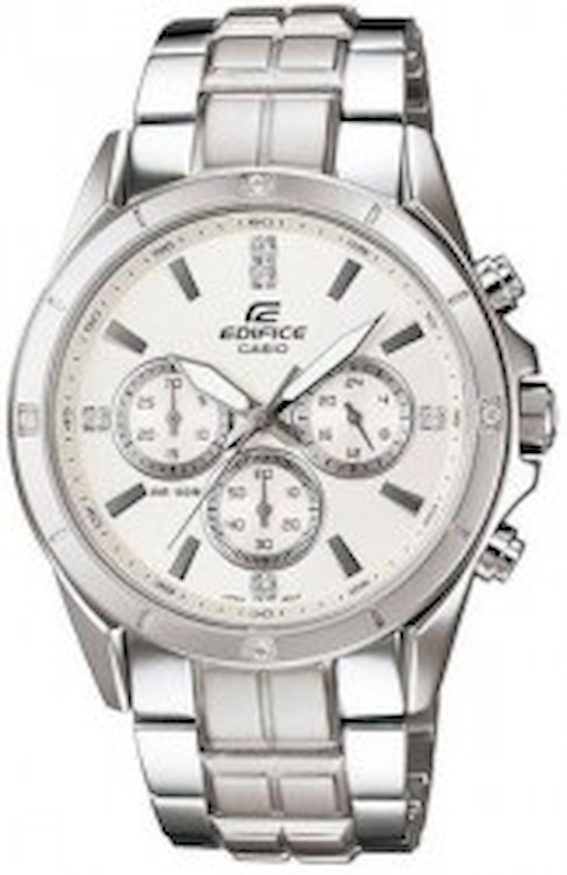Casio EF-544D-7AVDF Takvimli 42.5 mm Çelik Kordon Analog Erkek Kol Saati