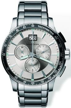 Maurice Lacroix MI1098-SS042-130 Takvimli 41 mm Gri Deri Kordon Analog Kol Saati