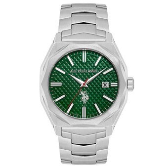 U.S. Polo Assn USPA1059-02 Takvimli 43 mm Çelik Kordon Analog Kol Saati