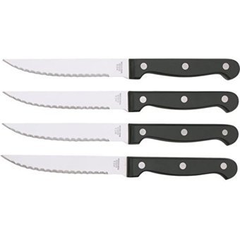 IKEA 4 Adet Bıçak Seti Ikea Çok Amaçlı Meridyendukkan 22 cm Siyah-Paslanmaz Çelik 4 Lü Set - Siyah
