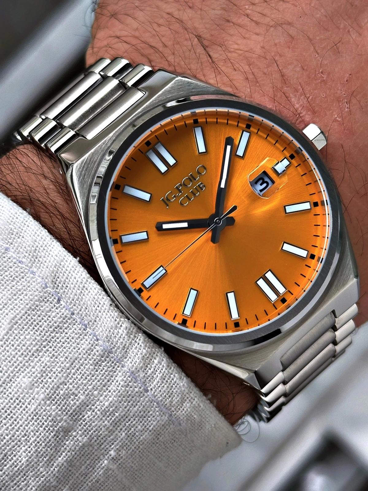Jg. Polo Club JPC11233593M06 Takvimli Çelik Kordon Analog Erkek Kol Saati