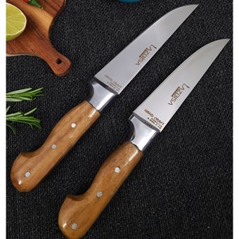 Lazbisa Hand Craft 2 Parça Mutfak Bıçak Seti Et Ekmek Sebze Meyve Bıçak ( No: 0 - 1 )