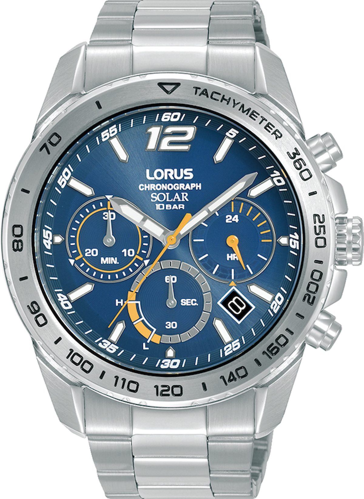Lorus RZ511AX9 Takvimli 45 mm Çelik Kordon Analog Erkek Kol Saati