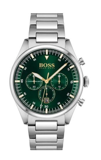 Hugo Boss HB1513868 Pusulalı Takvimli Çelik Kordon Analog Erkek Kol Saati