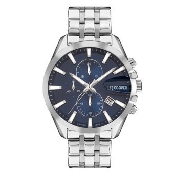 Lee Cooper LC07524.390 Takvimli 44 mm Çelik Kordon Analog Erkek Kol Saati