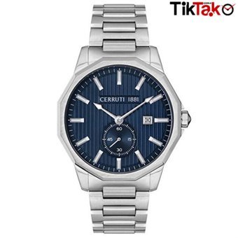 Cerruti 1881 CIWGH2111802 Takvimli Çelik Kordon Analog Erkek Kol Saati