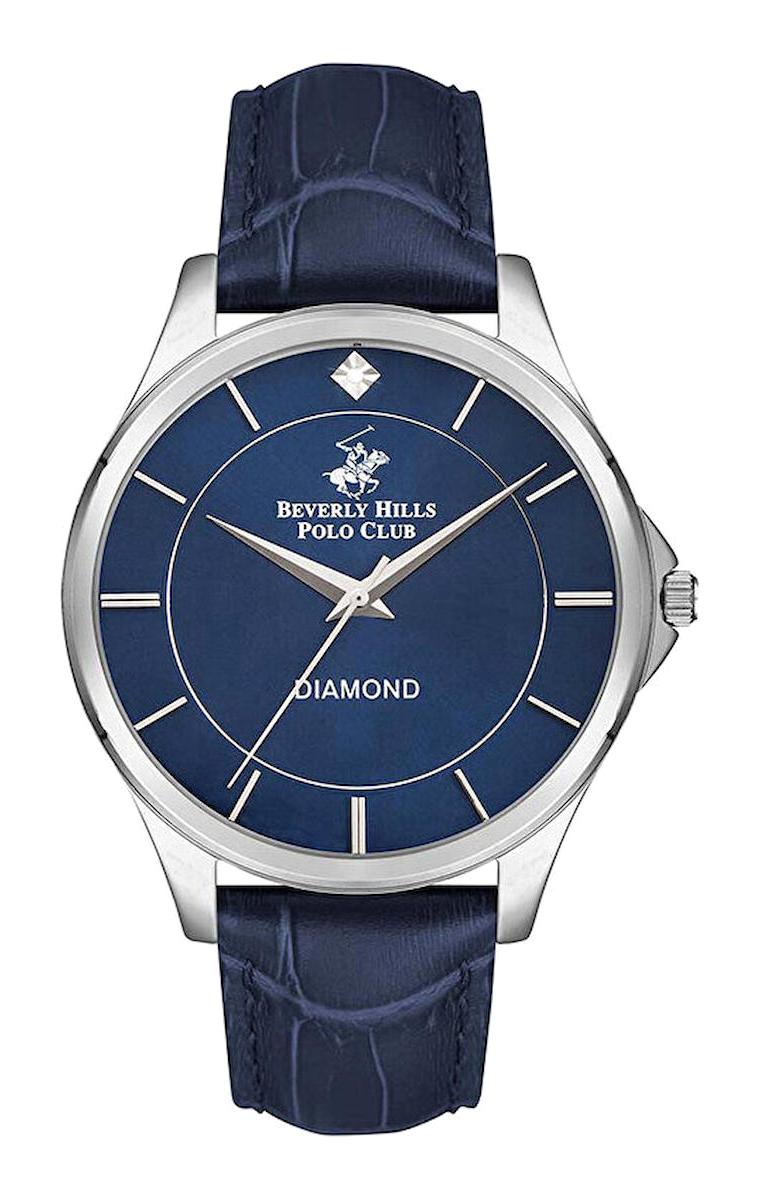 Beverly Hills Polo Club BP3240X399 45 mm Lacivert Plastik Kordon Analog Erkek Kol Saati