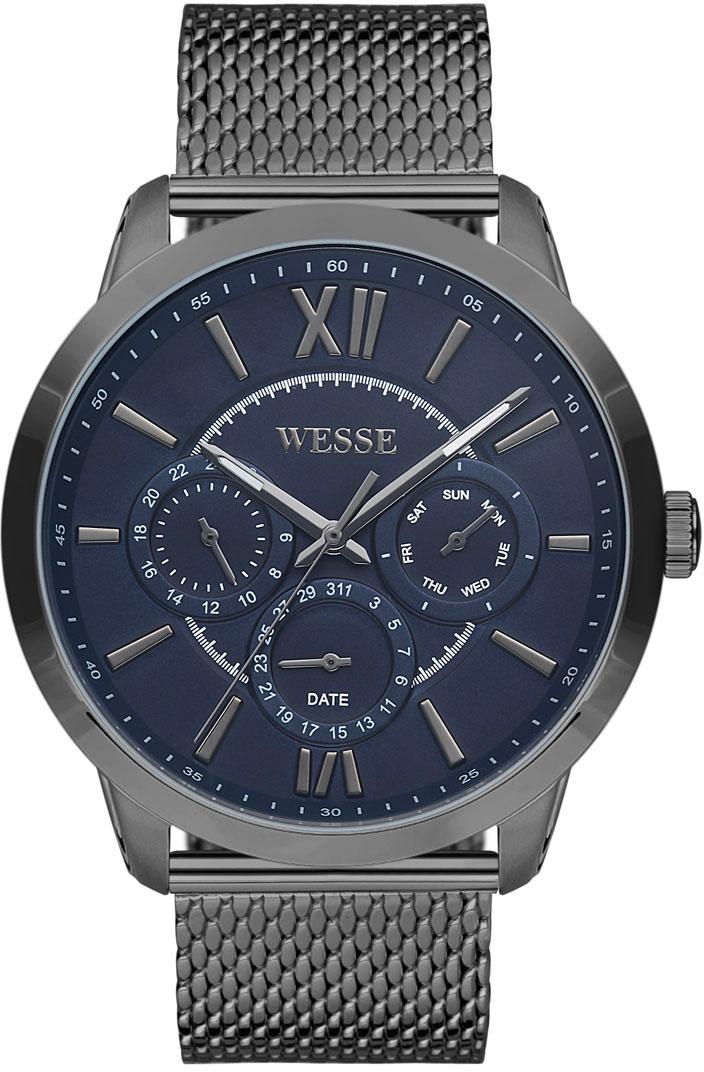 Wesse WWG600704MA Antrasit Çelik Kordon Analog Kol Saati