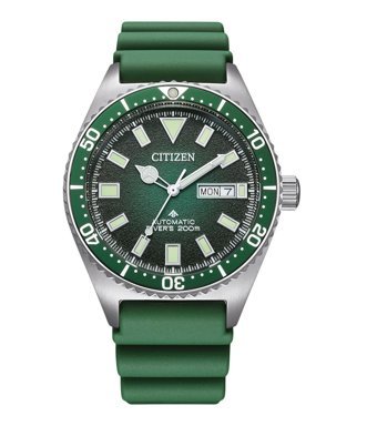 Citizen NY0121-09XE Takvimli Yeşil Çelik Kordon Analog Erkek Kol Saati