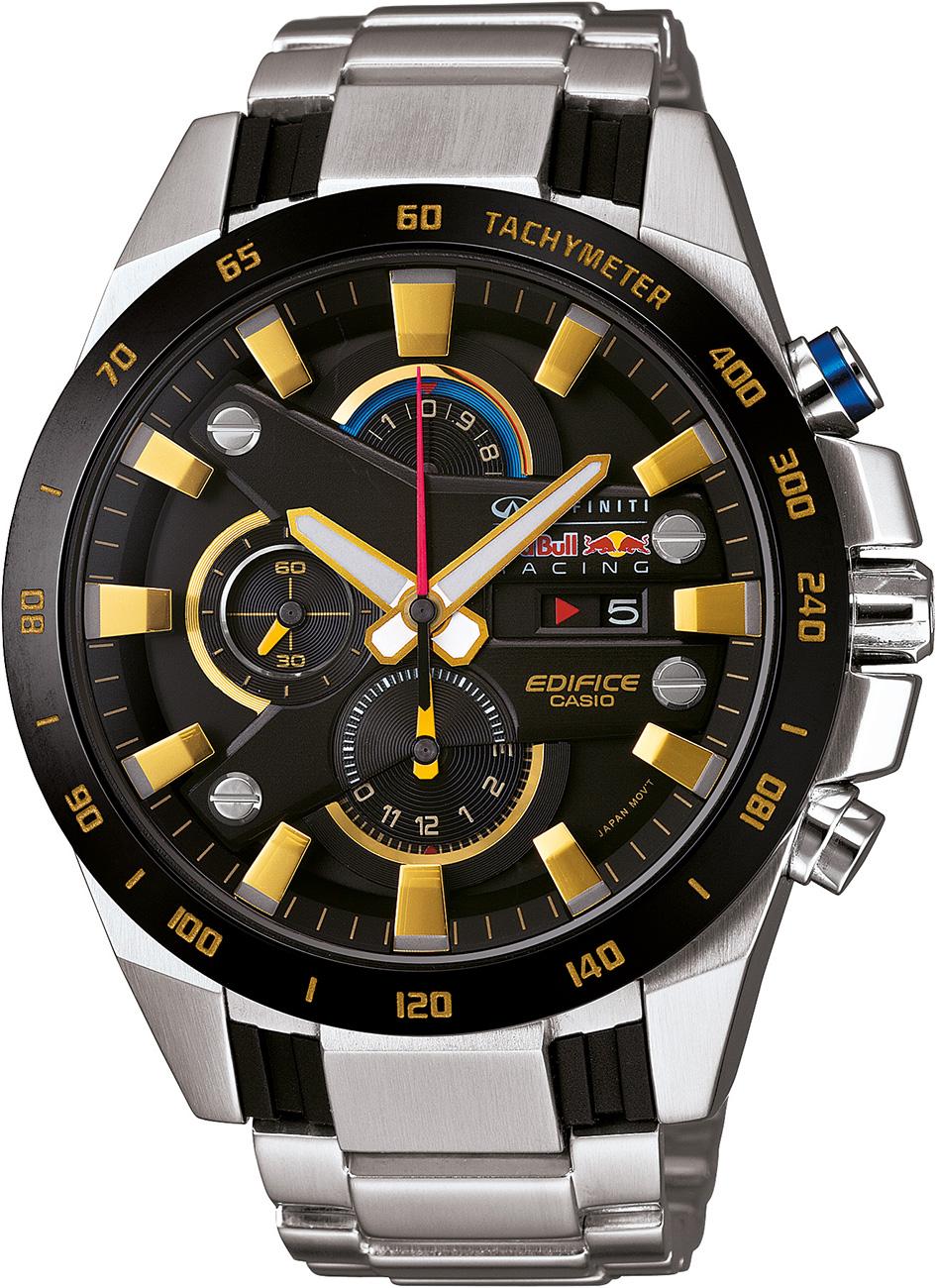 Casio EFR-540RB-1A Takvimli Çelik Kordon Analog Kol Saati